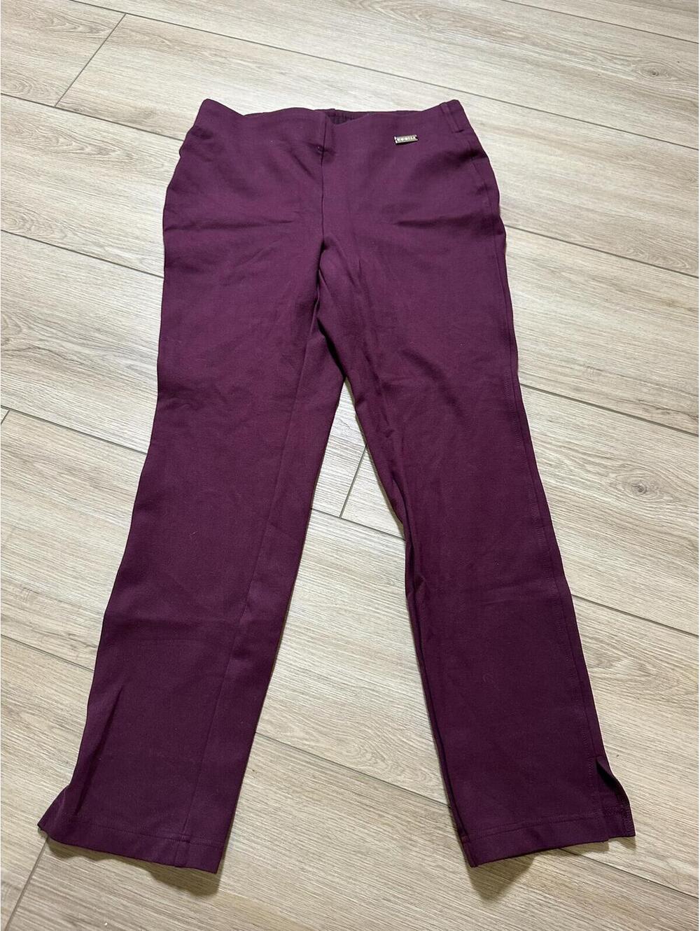 Rafaella Women's Plum Straight Leg Dress Pants Size M
